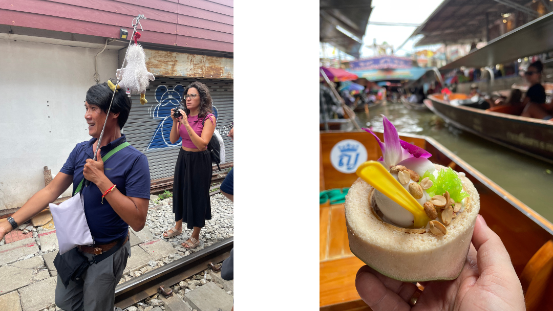 Deamnoen Floating Market, Tour guide, Mr A, Bangkok, Thailand