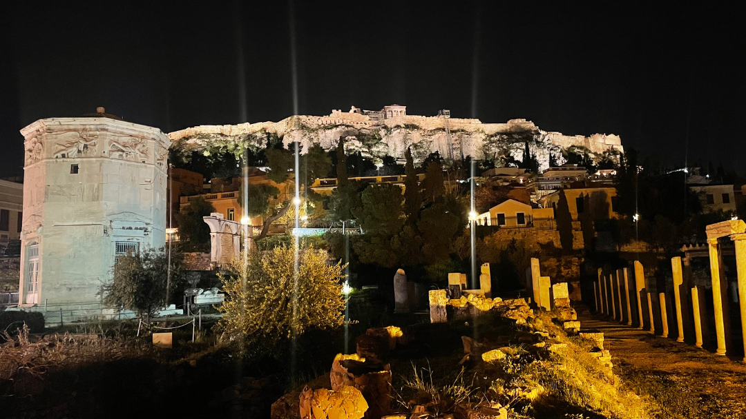 Acropolis by Night, Athsn, Greece