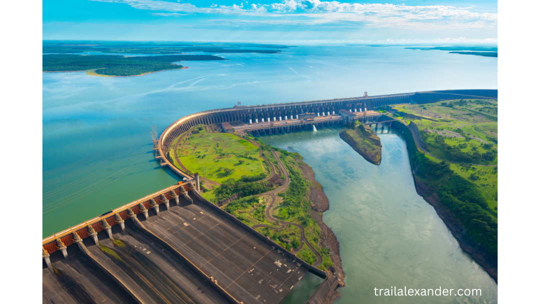 Itaipu dam, Foz du Iguaçu, Brazil, South America, Paraguay, Argentina